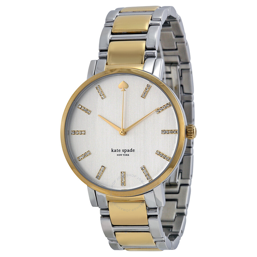 Kate Spade Gramercy Grand Mother of Pearl Dial Two-tone Ladies Watch ...
