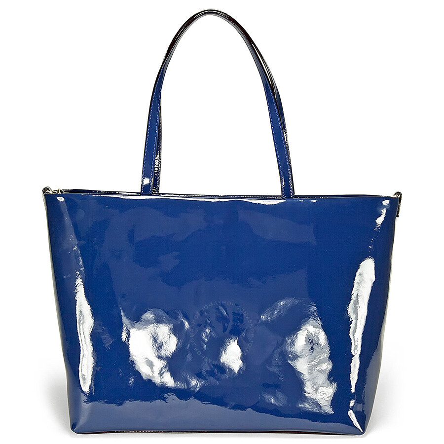 Kate Spade New York Veranda Place Patent Blossom Baby Bag French Navy