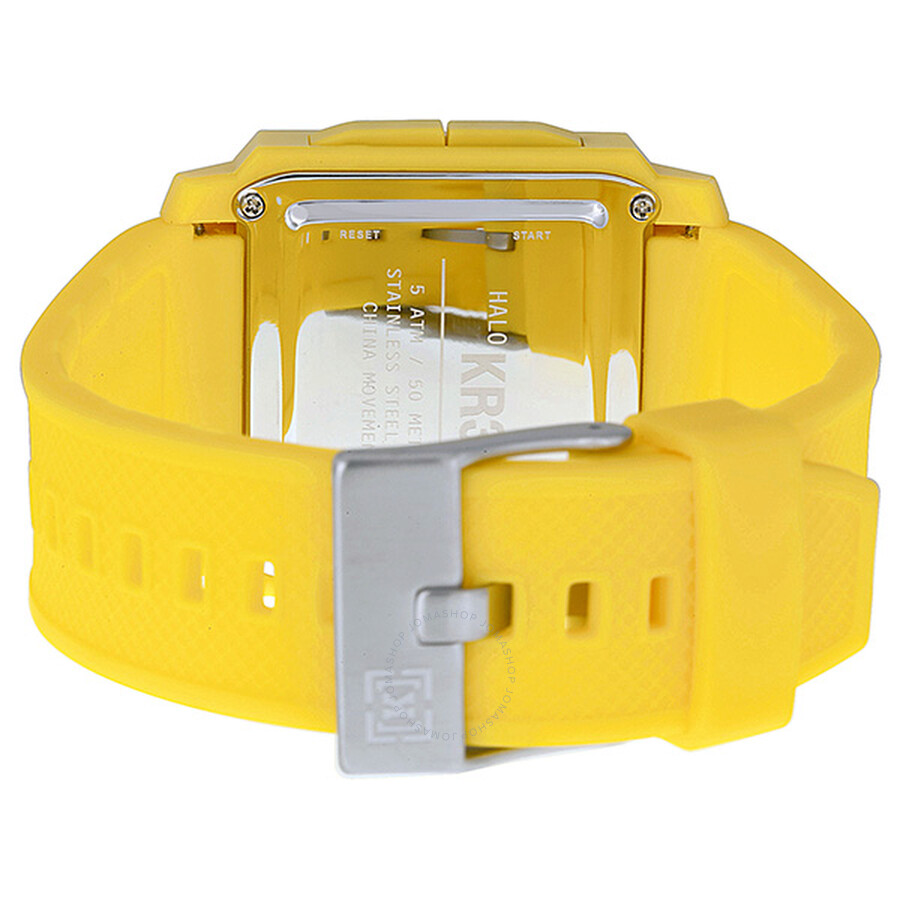 Kr3w Halo Yellow Plastic Digital Unisex Watch K1148Y Kr3w Watches
