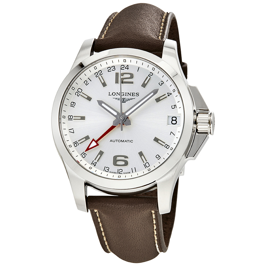 longines silver dial
