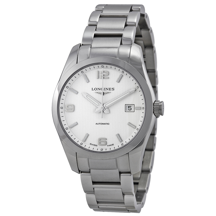 longines silver dial