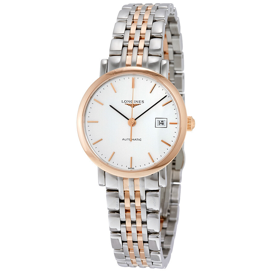 Longines Elegant White Dial Ladies Watch L43105127 - La Grande ...