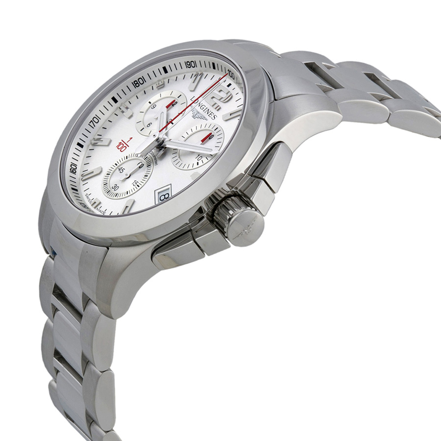 longines silver dial