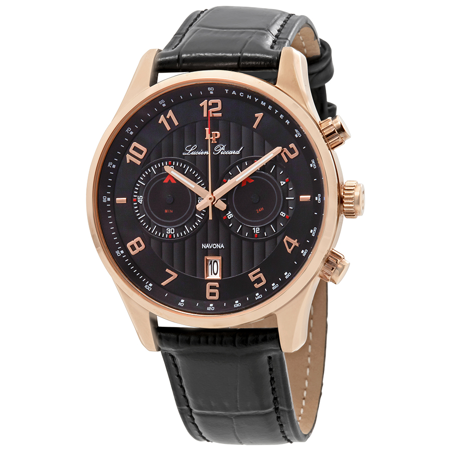 【jomashop】 lucien piccard navona gmt chronograph