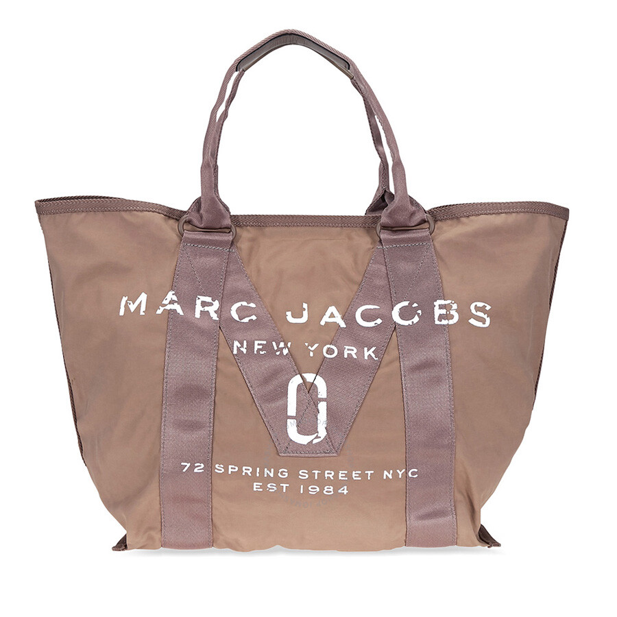 Marc Jacobs Women's Brown Cotton Tote - Marc by Marc Jacobs Handbags ...