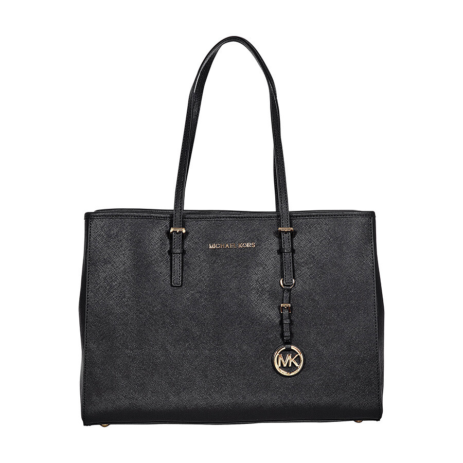 Michael Kors Black Saffiano Leather Tote Saffiano Michael Kors
