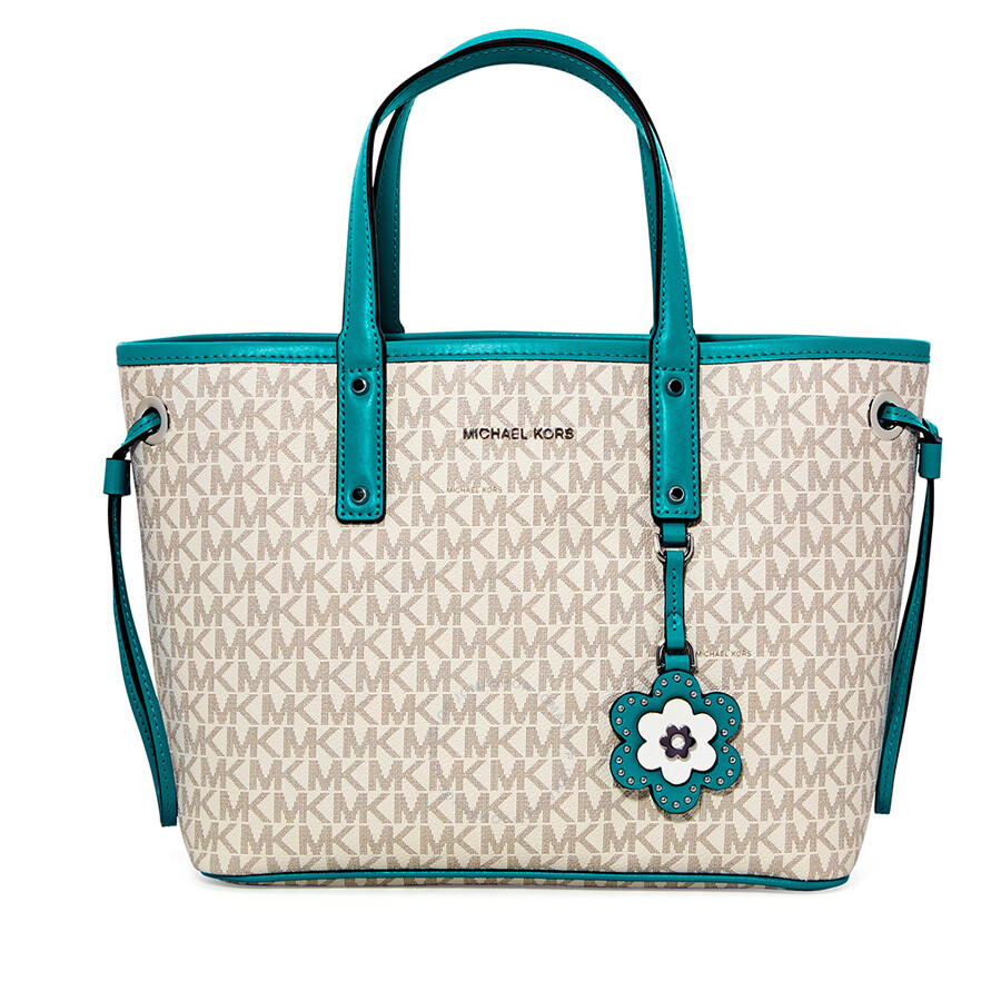 Michael Kors Carter Mini Reversible Tote - Vanilla - Michael Kors Handbags - Handbags - Jomashop