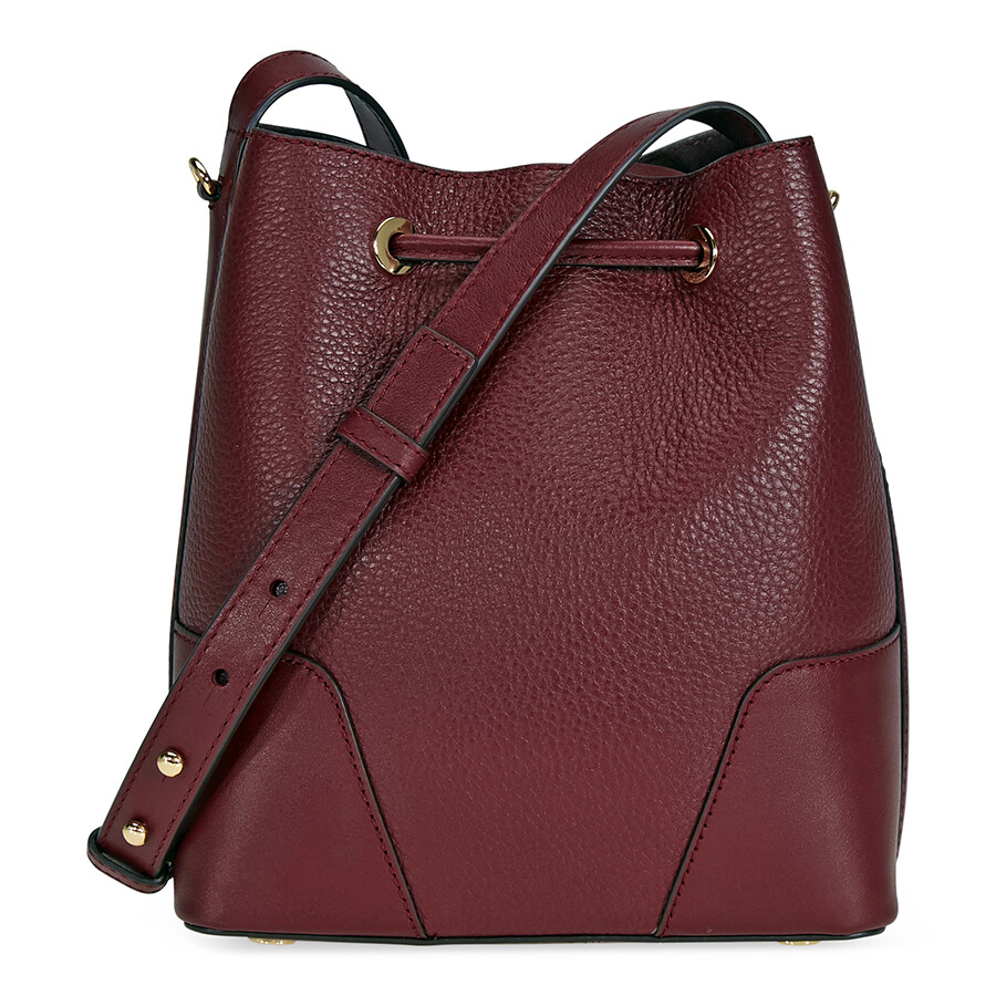 Michael Kors Cary Pebbled Leather Crossbody Bag Oxblood Michael Kors Handbags Handbags