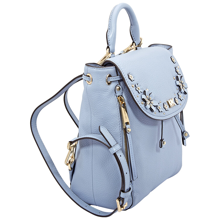 Michael Kors Backpack Purse Blue Literacy Basics