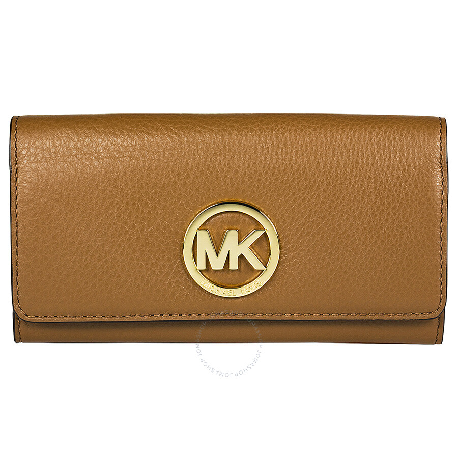 Michael Kors Fulton Carryall Wallet in Brown - Fulton - Michael Kors ...
