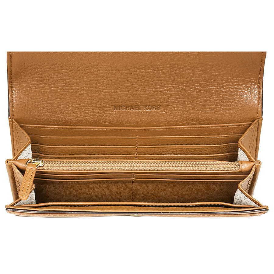Michael Kors Fulton Carryall Wallet in Brown Fulton Michael Kors