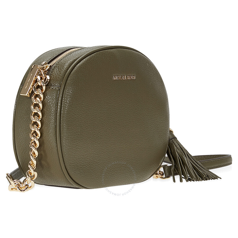 Michael Kors Ginny Medium Crossbody Bag - Olive - Ginny - Michael Kors Handbags - Handbags ...