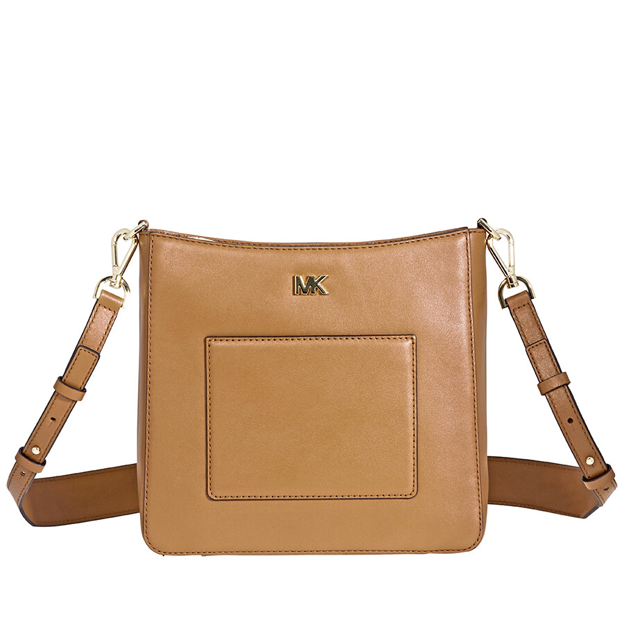 Michael Kors Gloria Leather Messenger Bag Acorn Michael Kors