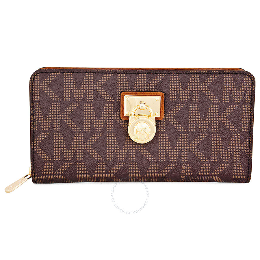 kors continental wallet