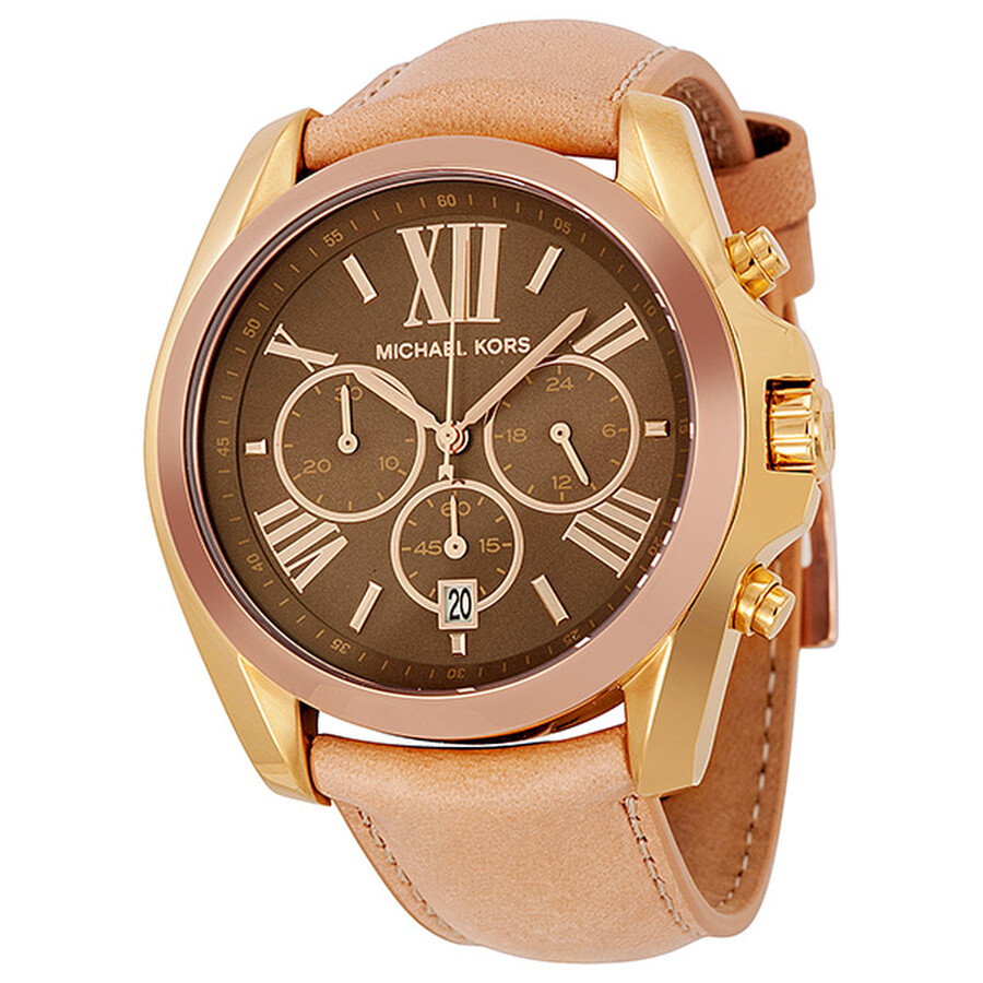 Michael Kors Jet Set Sport Chronograph Brown Dial Ladies Watch MK5630