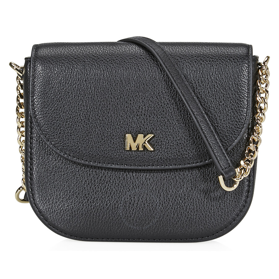 Michael Kors Mott Crossbody Bag- Black - Michael Kors Handbags - Handbags - Jomashop