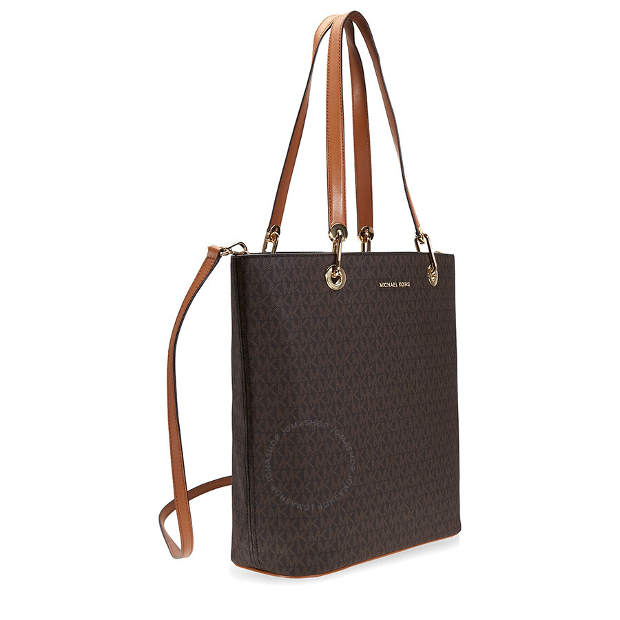 Michael Kors Raven Large Signature Tote Brown Raven Michael Kors