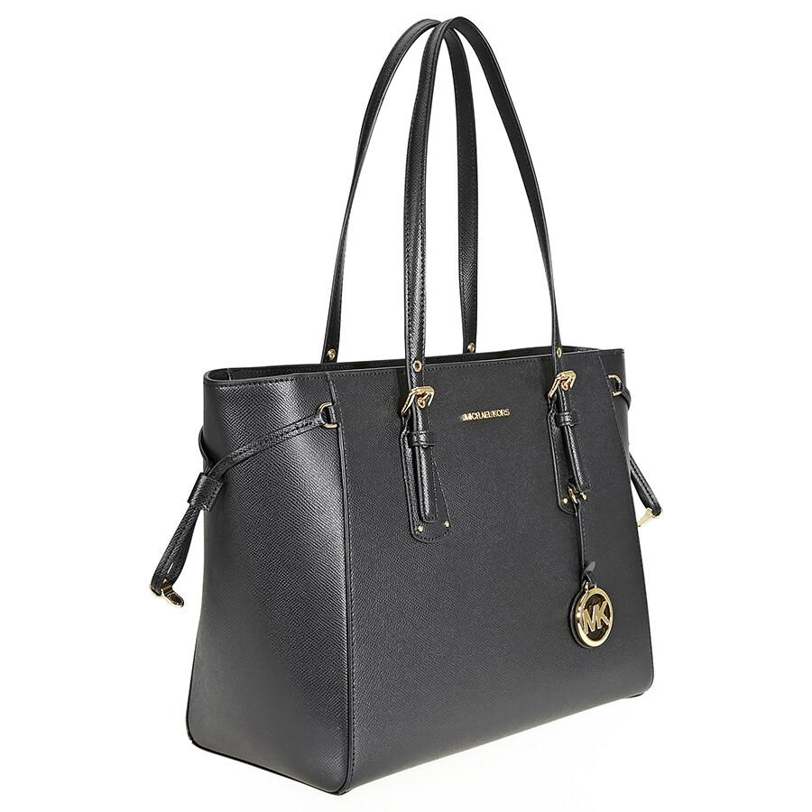 Michael Kors Voyager Medium Multifunction Tote Black Michael Kors