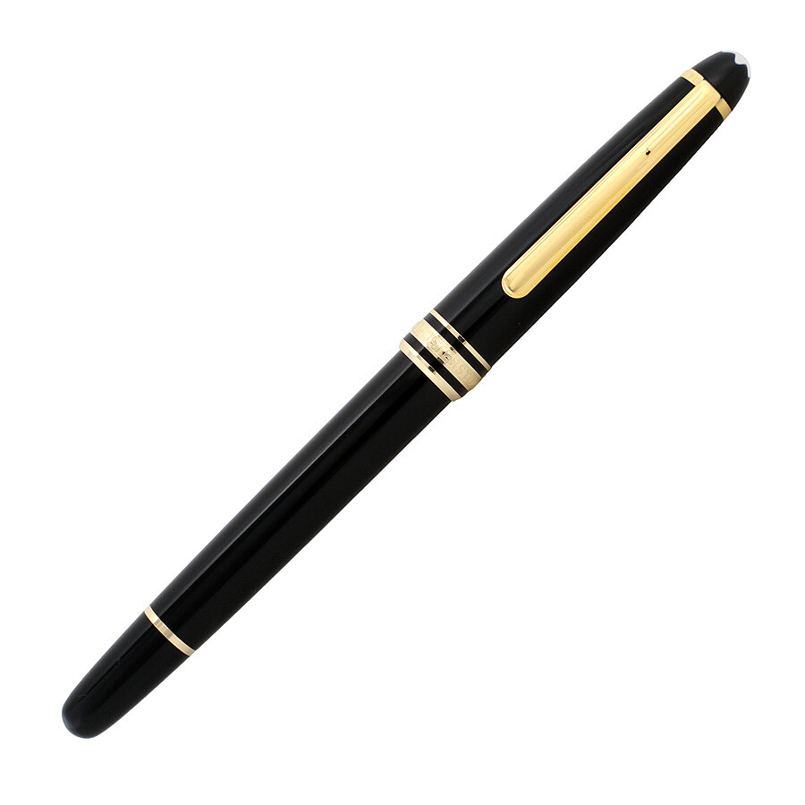 Montblanc Meisterstuck Classique Gold Luxury Rollerball Black 12890