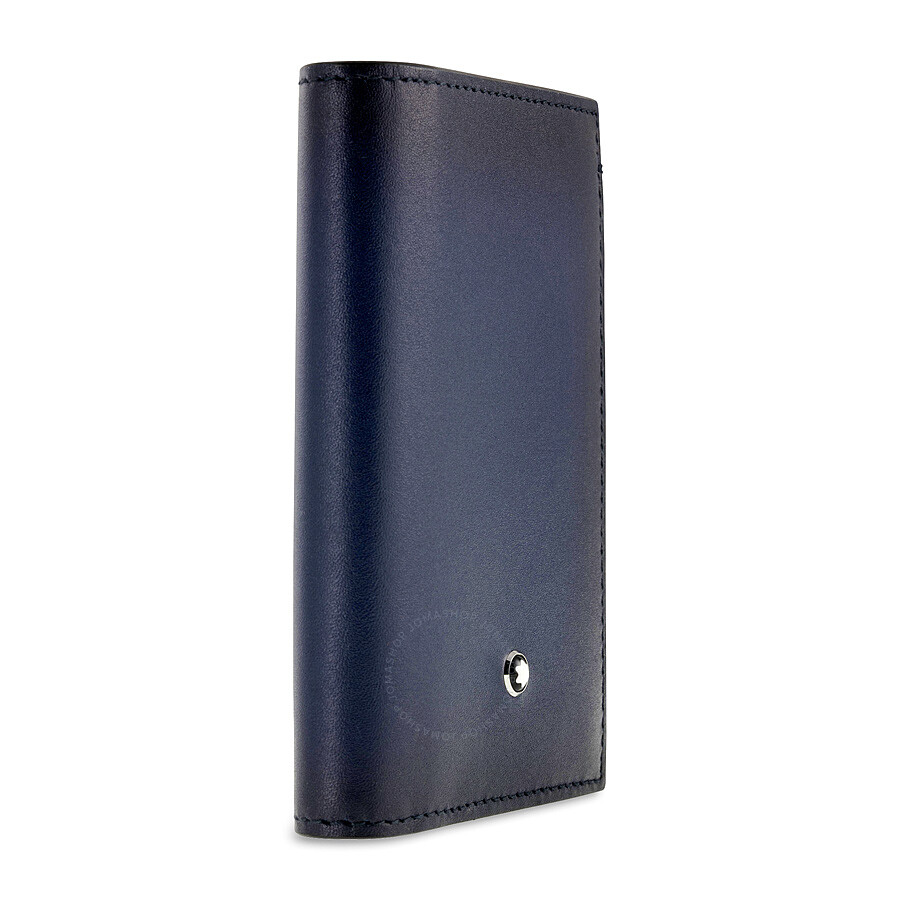Montblanc Meisterstuck Sfumato Business Card Holder Navy Blue