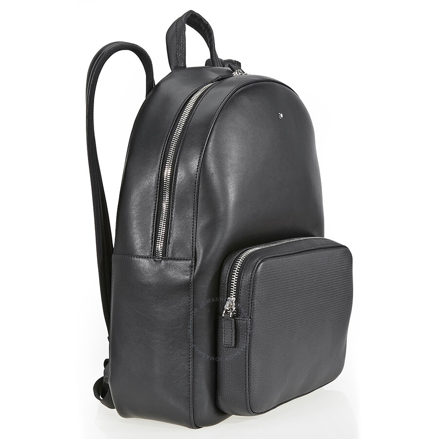 Montblanc Meisterstuck UNICEF Small Leather Backpack - Black ...