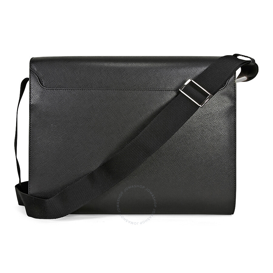 MontBlanc Sartorial Messenger Bag- Black - Montblanc - Handbags - Jomashop