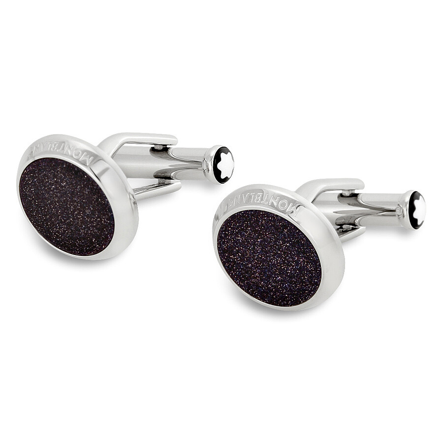 Montblanc Stainless Steel Cuff Links 112906 Montblanc Mens Jewelry