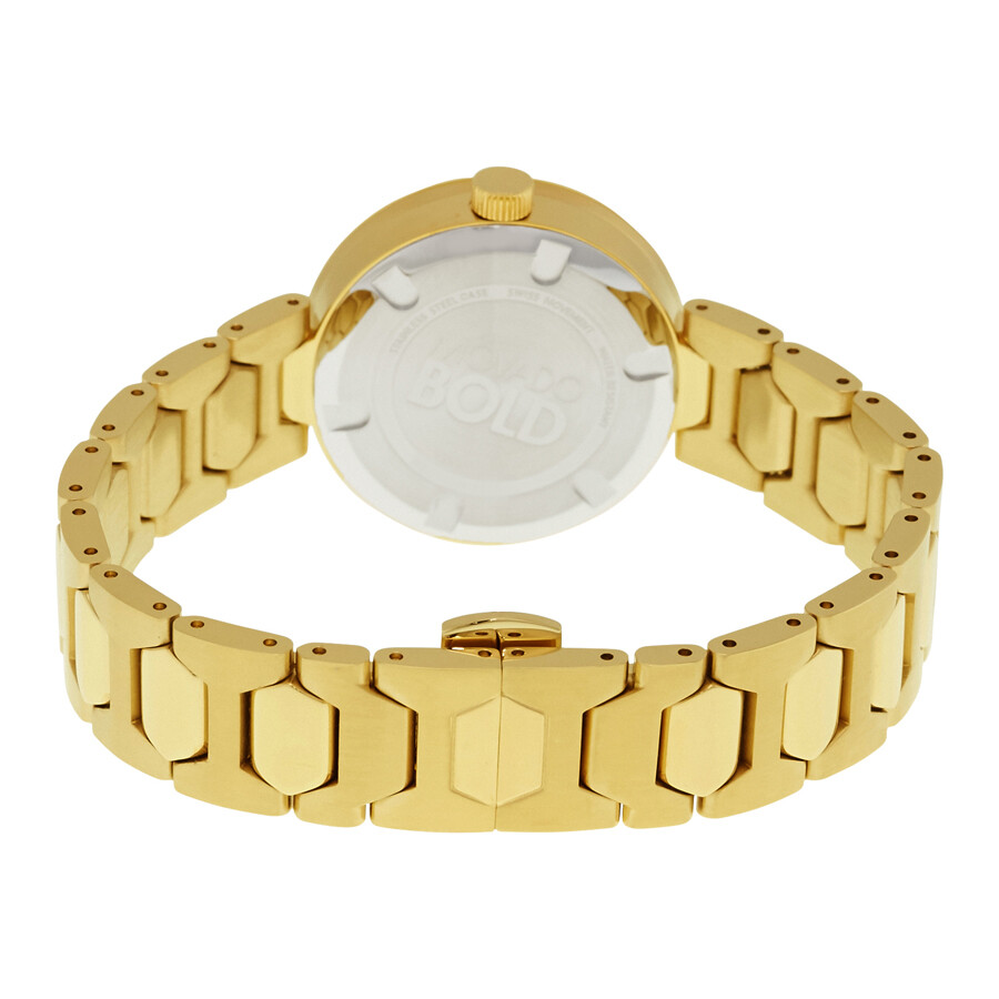 Movado Bold Gold Dial Ladies Watch 3600382 Bold Movado Watches