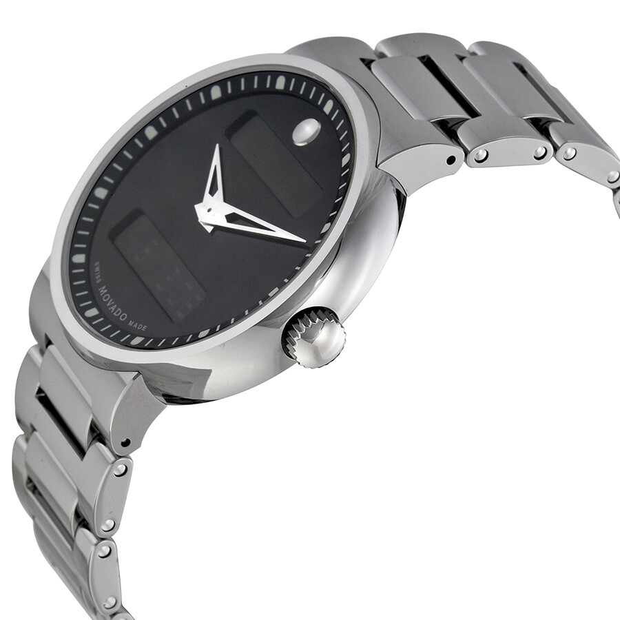 Movado Dura Chronograph AnalogDigital Tungsten Carbide Men's Watch 0606435 TC Movado