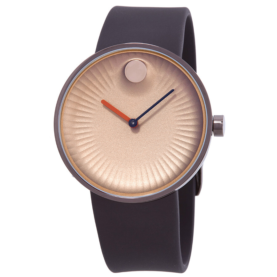 Movado Edge Orange Dial Ladies Watch 3680043 Edge Movado Watches