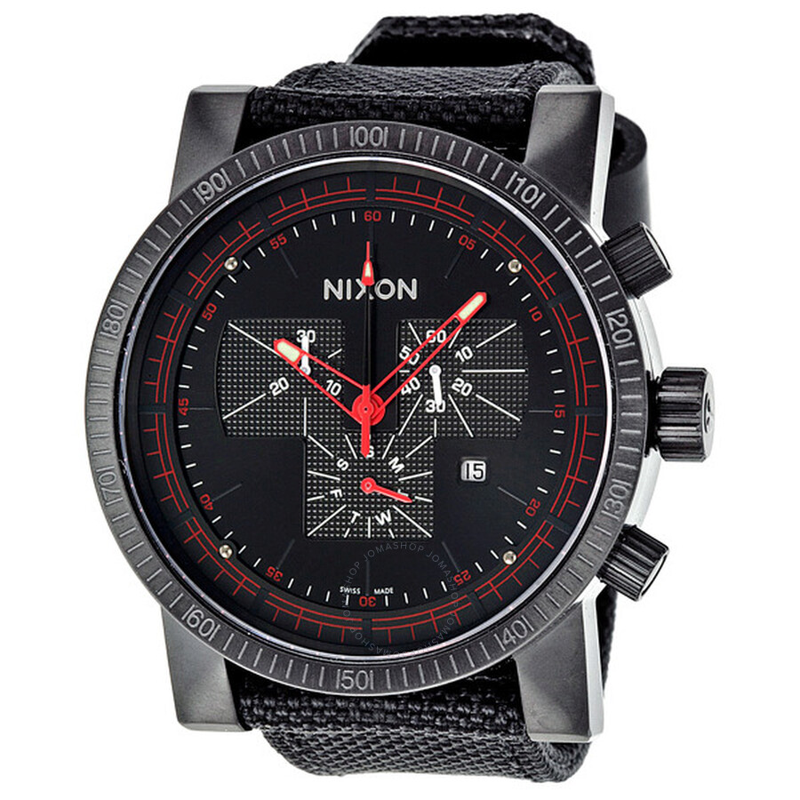 Nixon Magnacon Chronograph All Black Men's Watch A079001 - Nixon ...