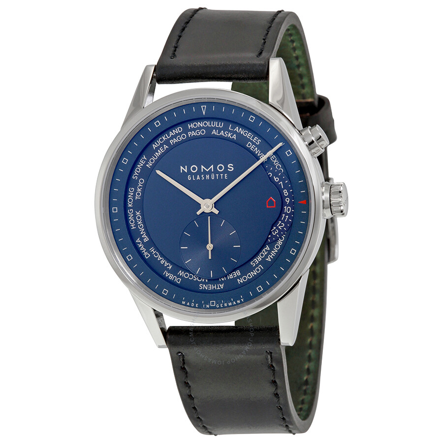 【jomashop】 zurich weltzeit nachtblau blue dial stainless steel