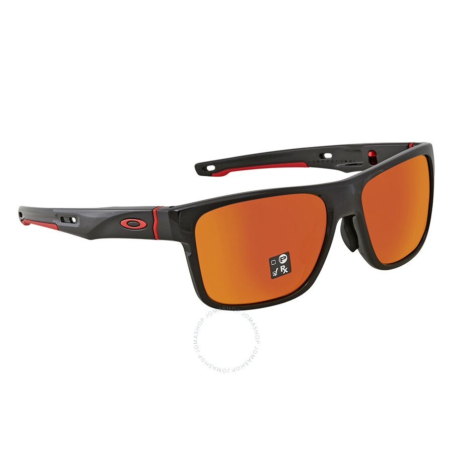 Oakley Crossrange Prizm Ruby Rectangular Asia Fit Men's Sunglasses