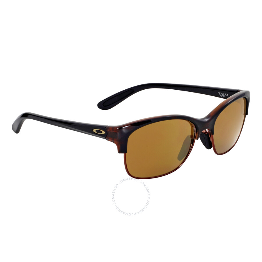 Oakley RSVP Gold Iridium Ladies Sunglasses OAK OO9204 920404 53 Oakley Sunglasses