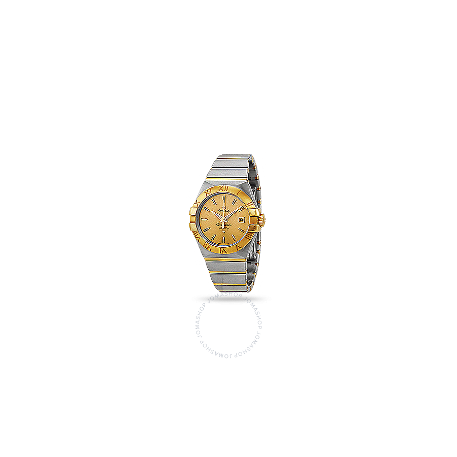 Omega Constellation Chronometer Champagne Dial Steel and 18kt Yellow