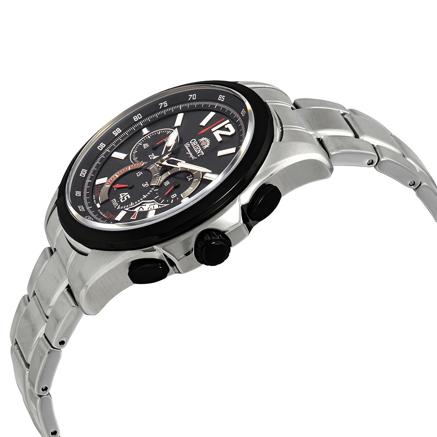 Orient Sport Chronograph Black Dial Ladies Watch FSY00001B Orient