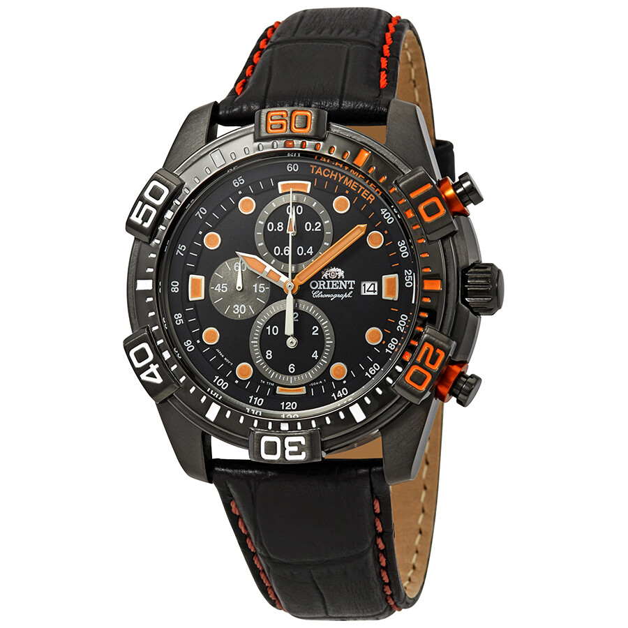 Orient Sport Chronograph Black Dial Men's Watch FTT16003B Orient