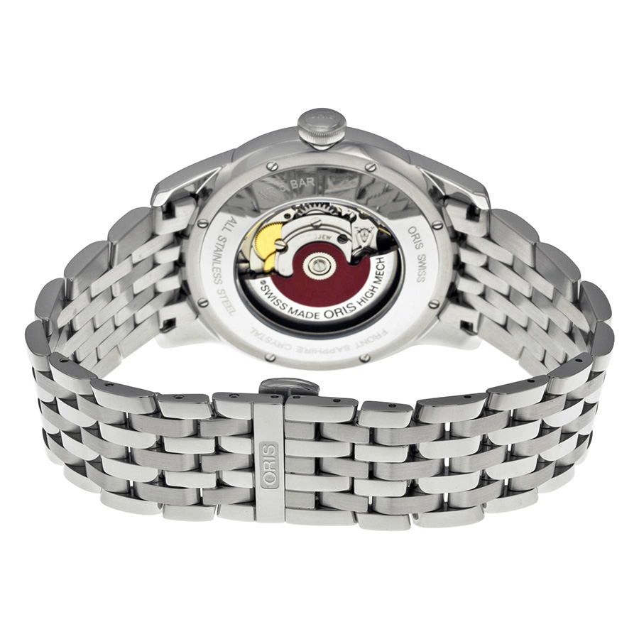 oris small second pointer date