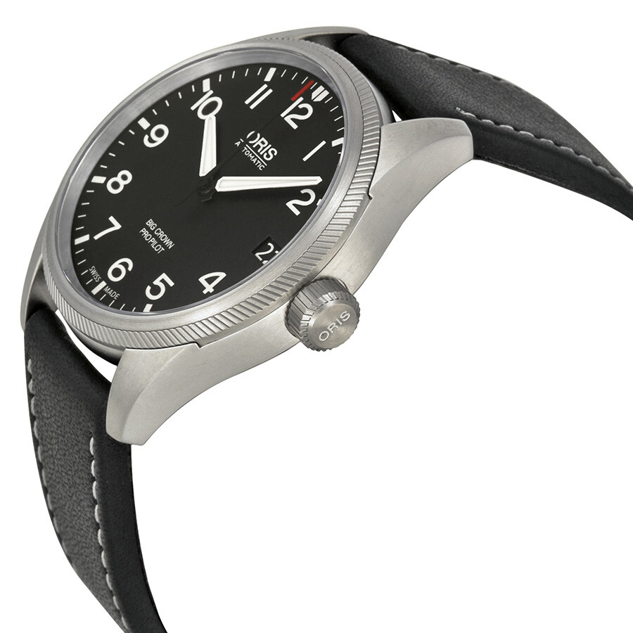 oris big crown black dial