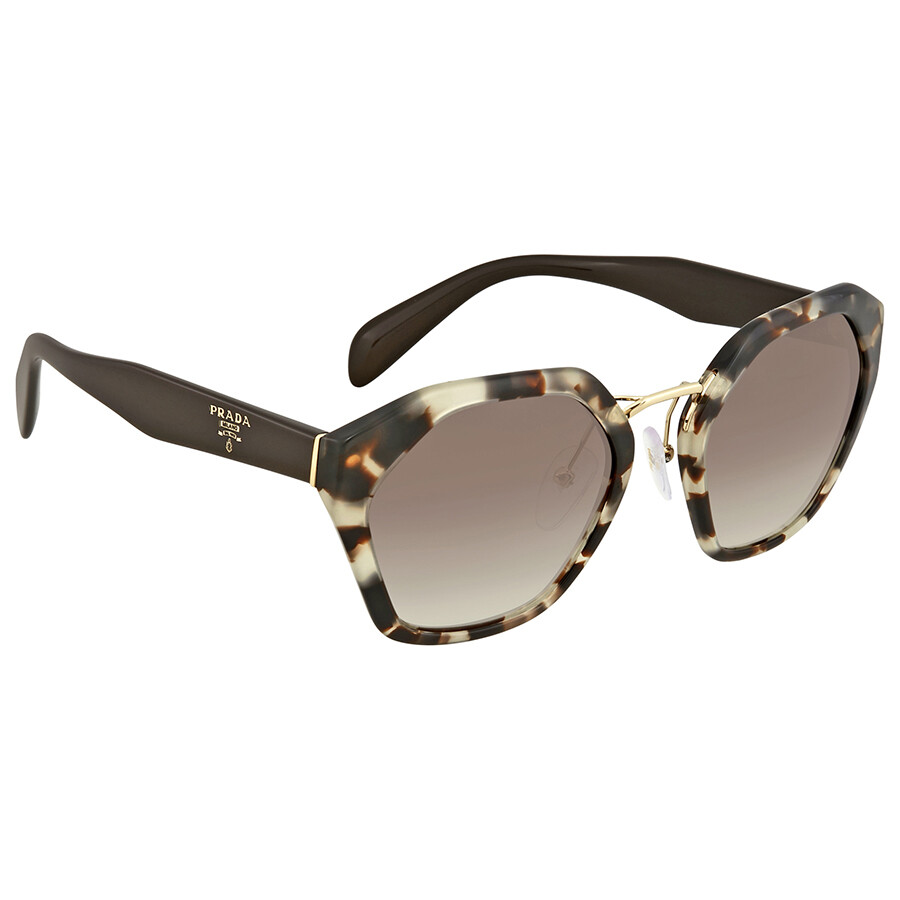 Prada Grey Gradient Square Ladies Sunglasses PR 04TS UAO0A7 55 - Prada