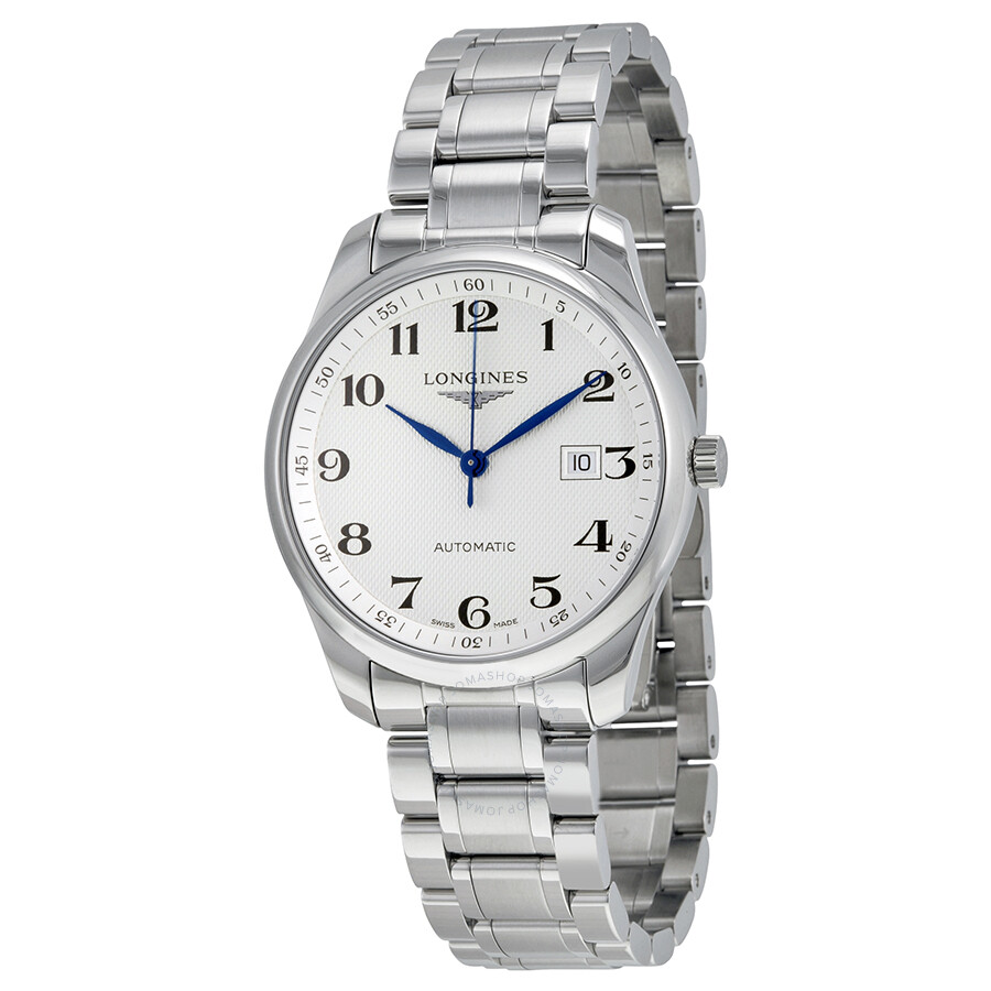 longines master collection automatic silver dial sta