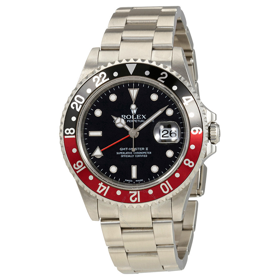 Preowned Rolex GMT Master II Automatic Chronometer Men's Watch 16710