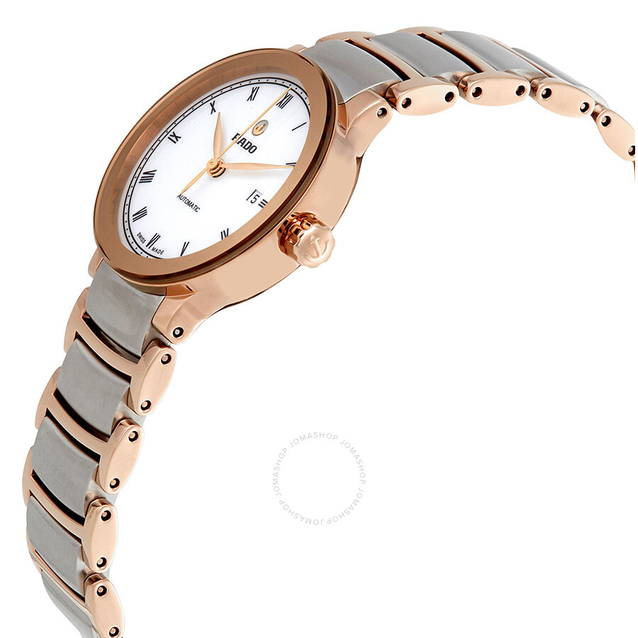 Rado Centrix Automatic White Dial Ladies Watch R30183013 Centrix