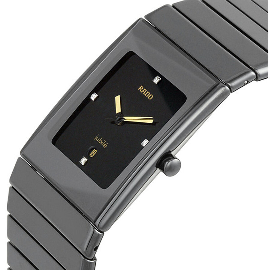 Rado Ceramica Jubile Black Diamond Dial Large Watch R21347742