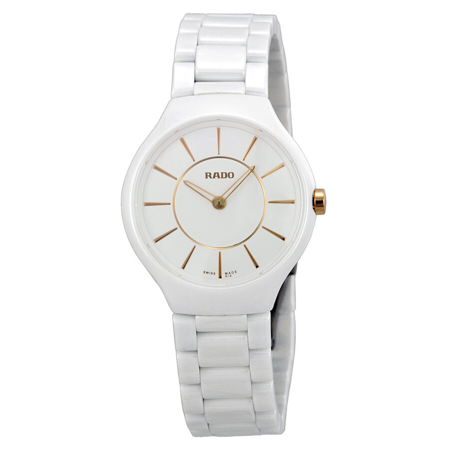 Rado True Thinline Ceramic Ladies Watch R27958102 True Rado