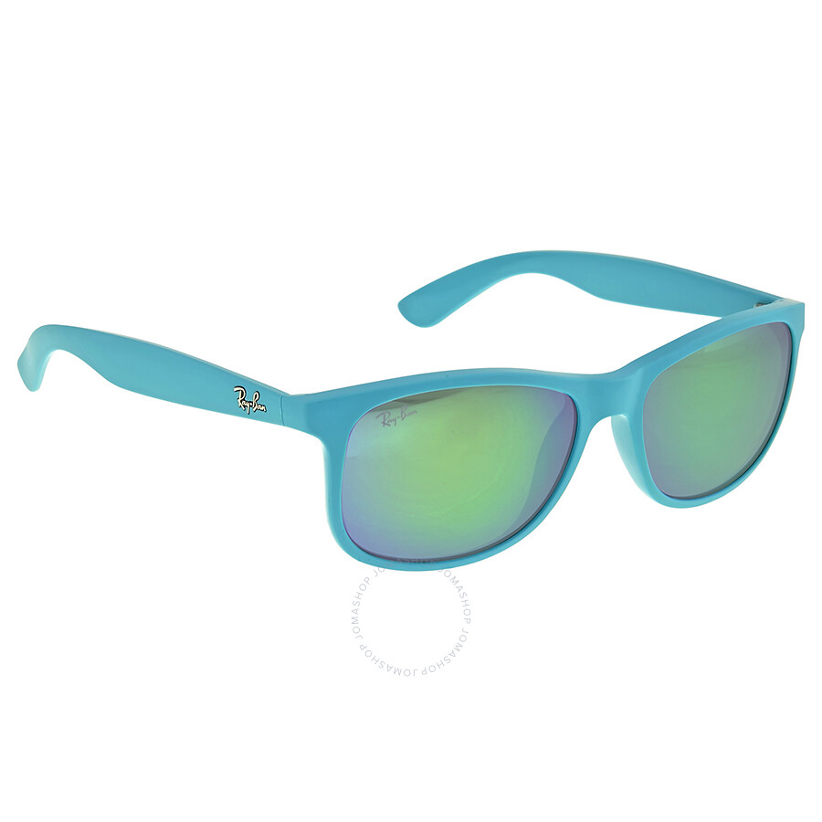 Ray Ban Andy Green Mirror Turquoise Sunglasses Andy RayBan