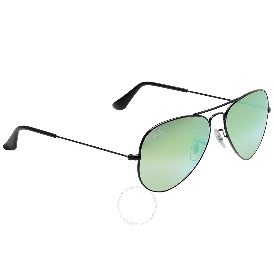 ray ban aviator green flash