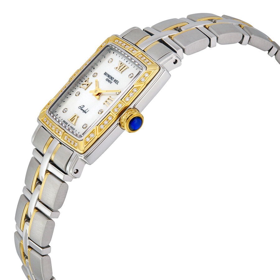 Raymond Weil Parsifal Mother of Pearl Diamond Ladies Watch 9740STS