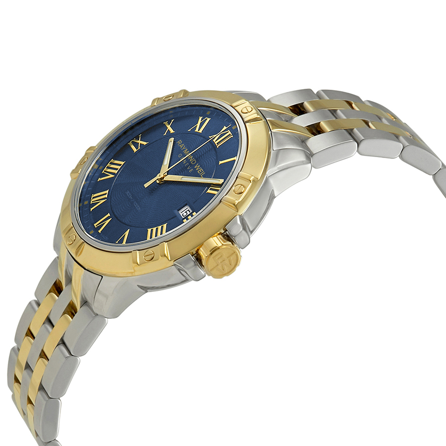 Raymond Weil Tango Blue Dial Two tone Men s Watch 8160 STP 00508 