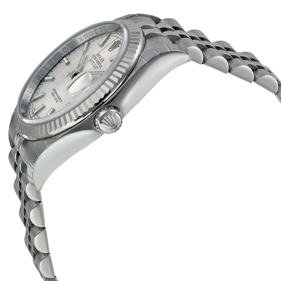 Rolex Oyster Perpetual 36 mm Silver Dial Stainless Steel Jubilee